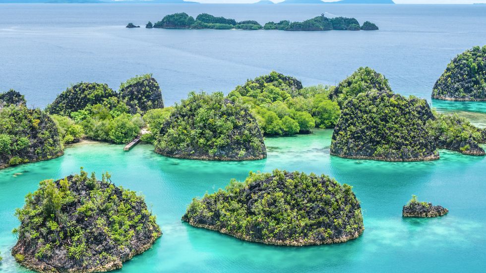 <p>"<a href="http://go.spot.com/2IAl/OHUMgcWpNA">Raja Ampat</a> is a series of islands in the remote western region of Indonesia. They require a bit of work to get to — a couple buses, two flights, and two boat rides — but they're well worth the long journey! The diving is amazing—Raja Ampat has the most pristine underwater marine life I've ever seen. But even if you don't dive, all the island piers have the most stunning coral reefs right under the dock! Visit Arborek village for top-notch snorkeling, Sawinggrai village to feed the fish, or hike Pianemo for a view out over islands that create the shape of a star." —<em data-redactor-tag="em">Sher, photographer and editor behind </em><em data-redactor-tag="em"><a href="http://www.shershegoes.com/">Sher She Goes</a></em></p><p><span class="redactor-invisible-space" data-verified="redactor" data-redactor-tag="span" data-redactor-class="redactor-invisible-space"></span></p>