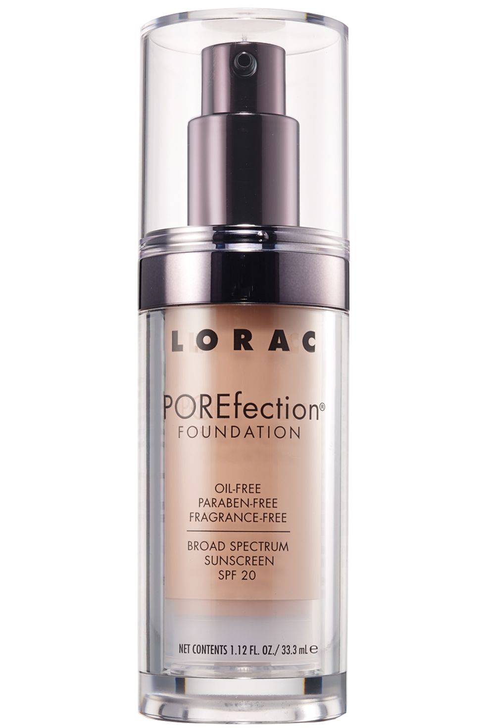 <p>Oil-, paraben- and- fragrance-free, it's perfect for the most sensitive skin types. </p><p><strong>Lorac</strong> POREfection Foundation, $36, <a href="http://www.ulta.com/ulta/browse/productDetail.jsp?productId=xlsImpprod6371208" target="_blank">ulta.com</a>.</p>