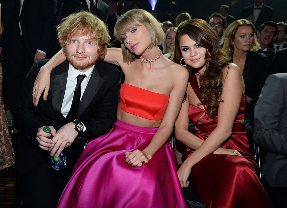 Ed Sheeran, Taylor Swift e Selena Gomez ai Grammy Awards 2016