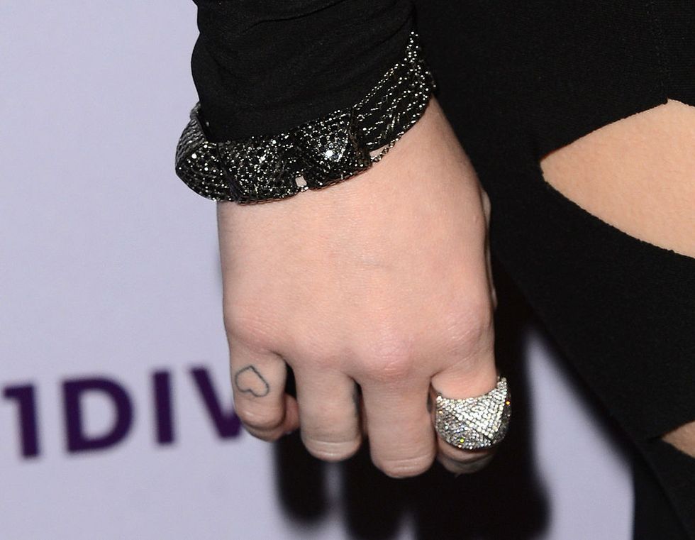 Il cuore tatuato di Miley Cyrus
