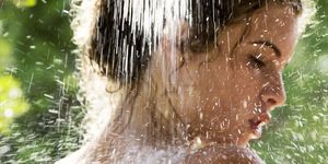 Water, Nose, Fun, Close-up, Tree, Photography, Water feature, Leisure, Fawn, 