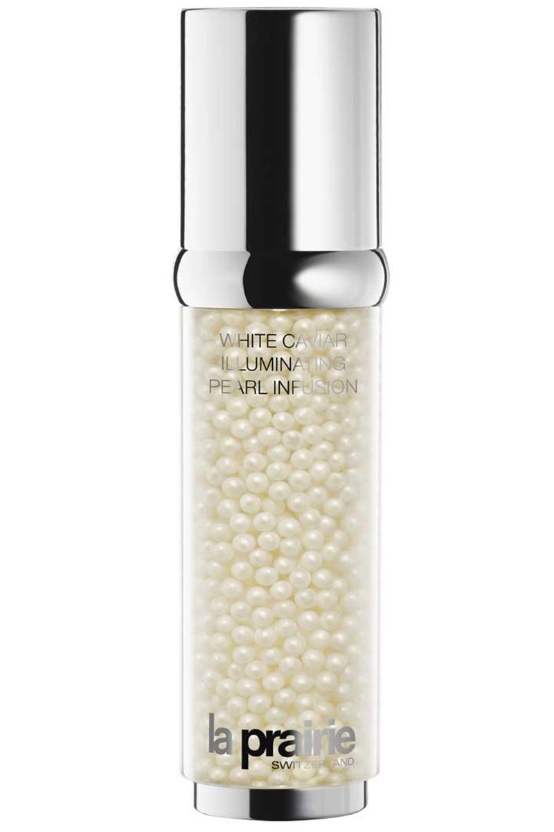 <p><span class="redactor-invisible-space" data-verified="redactor" data-redactor-tag="span" data-redactor-class="redactor-invisible-space">The pearls burst into a gel-like serum, releasing a skin-brightening cocktail of caviar extract and vitamin c onto skin.</span></p><p><em data-redactor-tag="em" data-verified="redactor">La Prairie White Caviar Illuminating Pearl Infusion, $520, <a href="White Caviar Illuminating Pearl Infusion" target="_blank" data-tracking-id="recirc-text-link">bloomingdales.com</a>.</em></p>