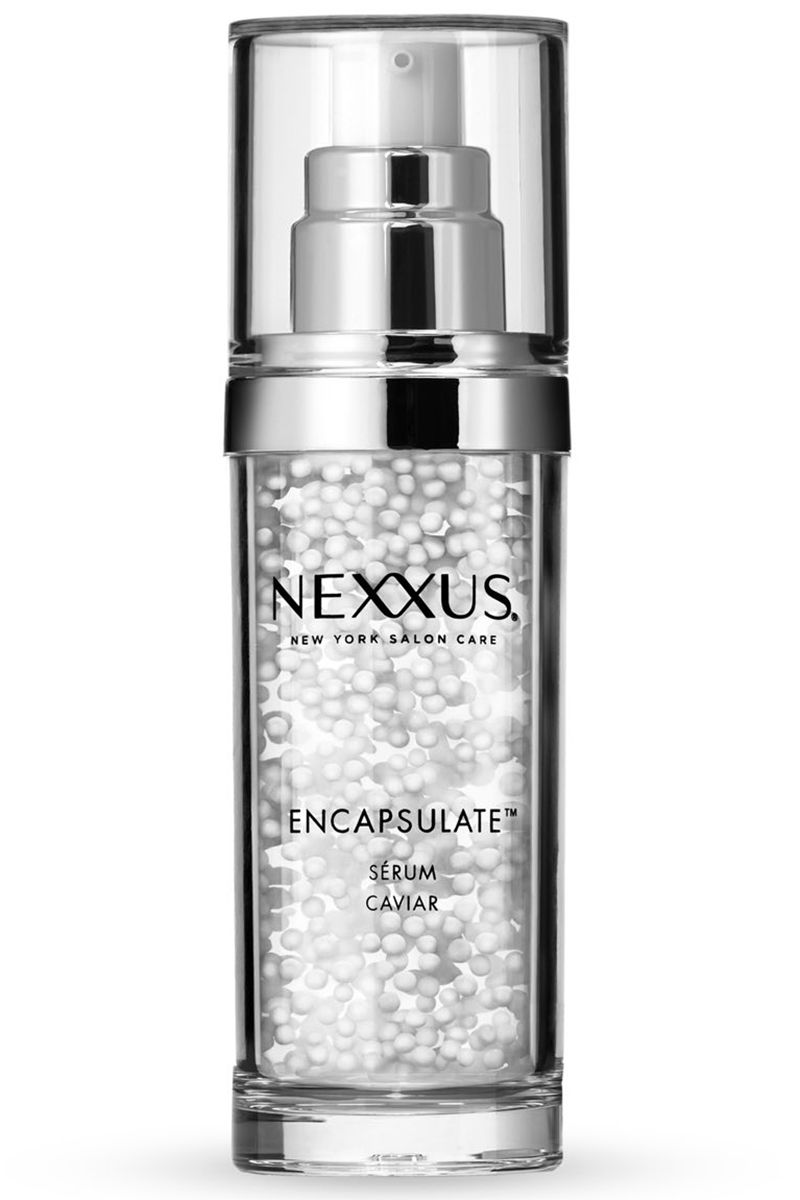 <p>Hair-softening oils are wrapped in little pearls made of caviar and protein.</p><p><em data-redactor-tag="em" data-verified="redactor">Nexxus Humectress Encapsulate Serum For Dry Hair, $19.99, <a href="http://www.nexxus.com/en/us/shop-by/regimen/therappe-and-humectress/humectress-encapsulate-serum-for-normal-to-dry-hair-667803002572.html?gclid=Cj0KEQjwtu3GBRDY6ZLY1erL44EBEiQAAKIcvpN6fbiaA7ZE6JXb1b66bYDa6IRcCO-XYT9QzoTU5EgaAsUP8P8HAQ" target="_blank" data-tracking-id="recirc-text-link">Nexxus.com</a>.</em></p>