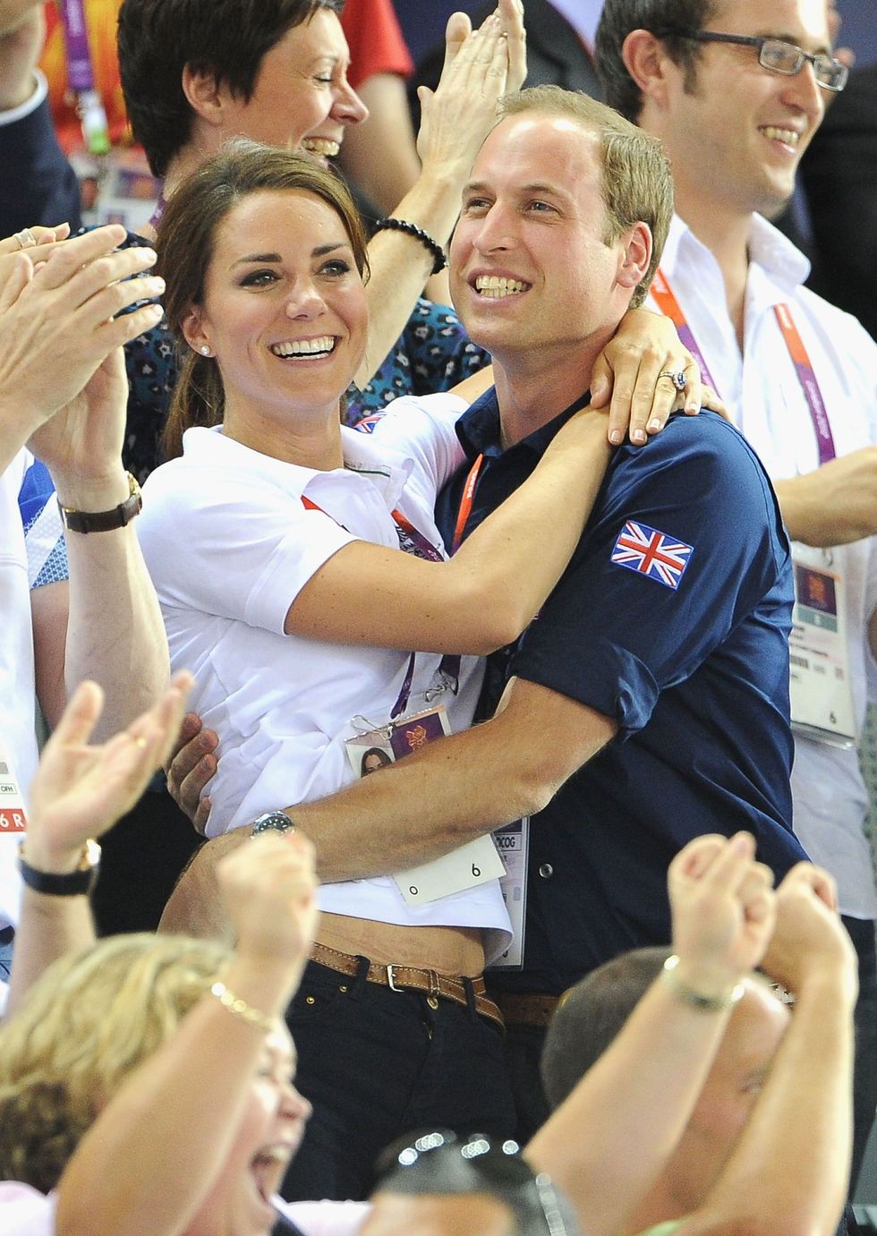 <p>Quella volta che si sono abbracciati alle Olimpiadi di Londra del 2012.</p>