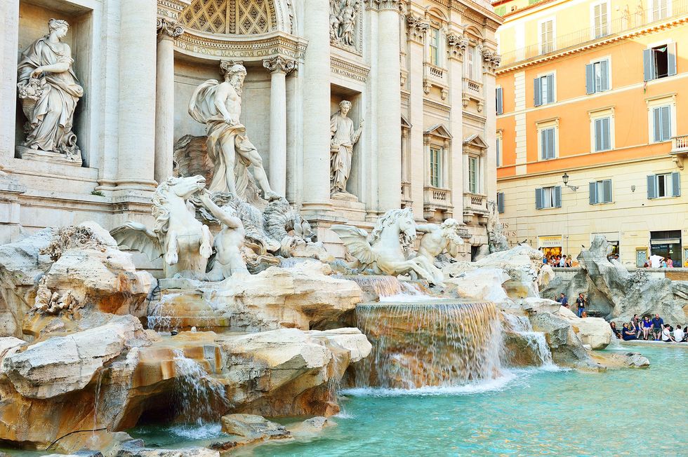 Monumenti famosi: Fontana di Trevi, Roma
