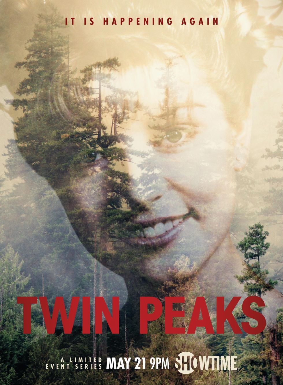 La locandina originale della terza stagione di Twin Peaks