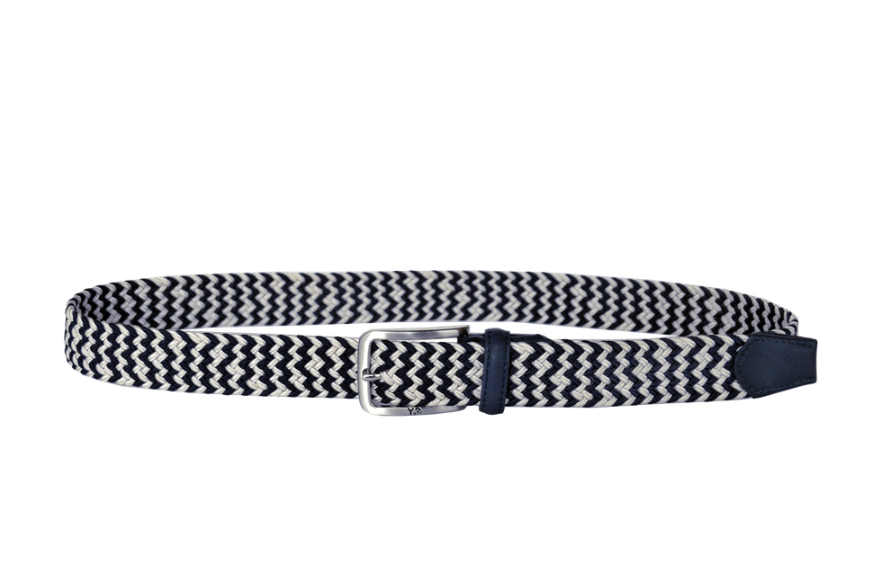 Moda navy estate 2017 con la cintura in corda bianca e blu di Ynot