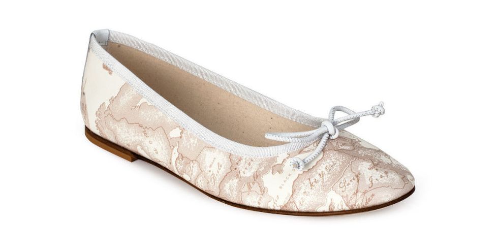 Ballerine con fiocco bianche