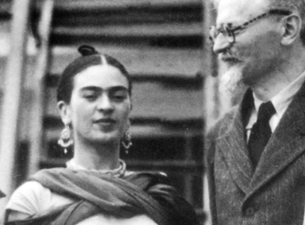 Frida Kahlo e Lev Trotsky