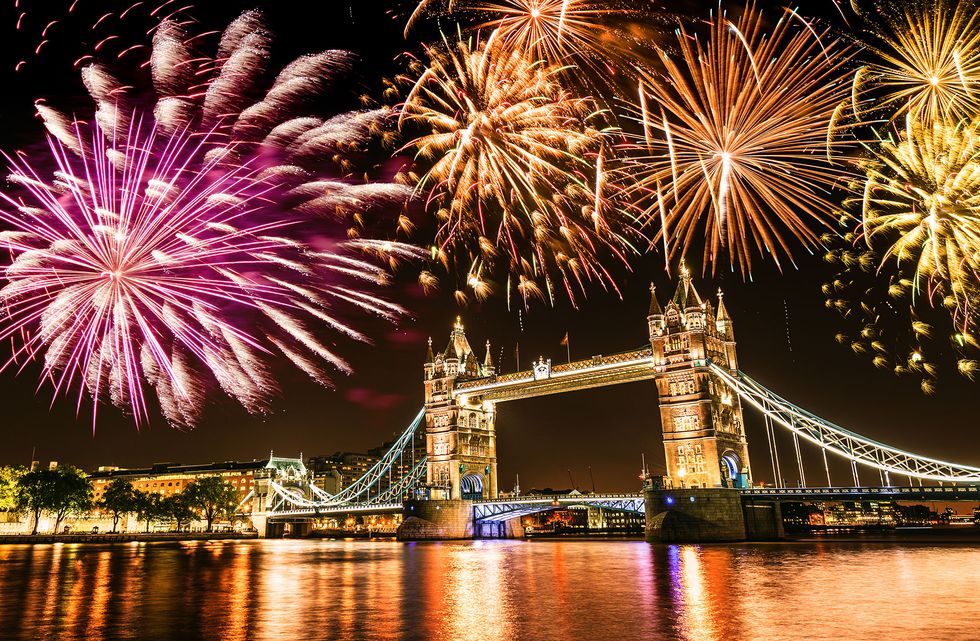 Fuochi d'artificio a Londra