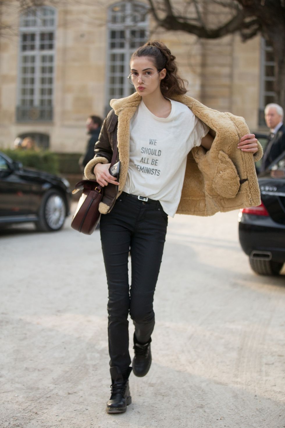 T-shirt vintage con scritte Dior di Camille Hurel