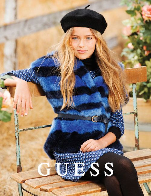 Kristina Pimenova, baby modella testimonial di Guess