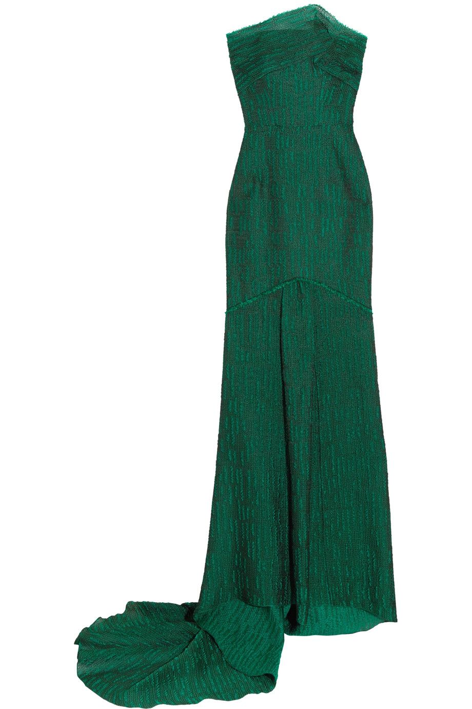 Abiti lunghi da cerimonia di sera eleganti come il vestito con corpetto verde di Roland Mouret