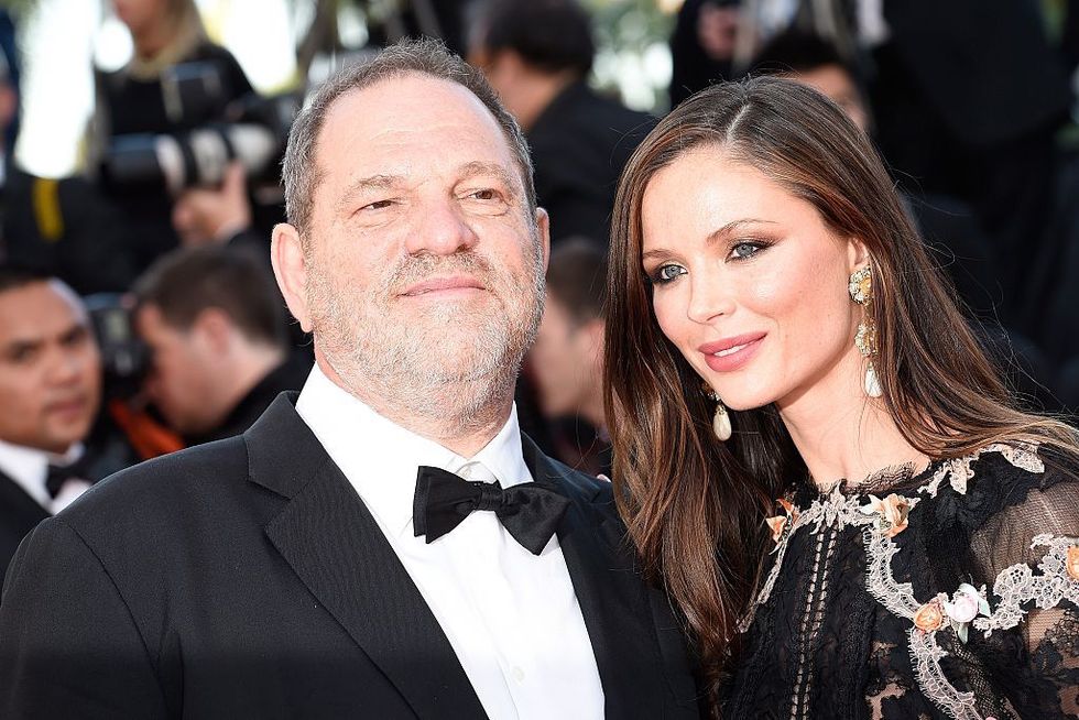 Harvey Weinstein con la moglie Georgina Chapman