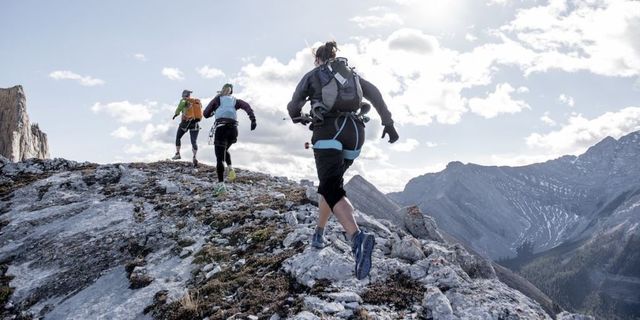 Corsa in montagna atlete