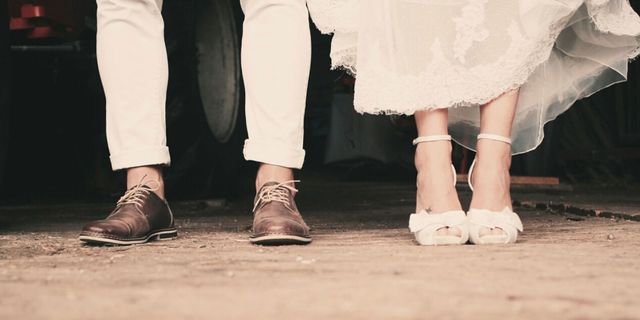 White, Footwear, Leg, Shoe, Human leg, Dress, Ankle, Bride, Human body, Wedding, 