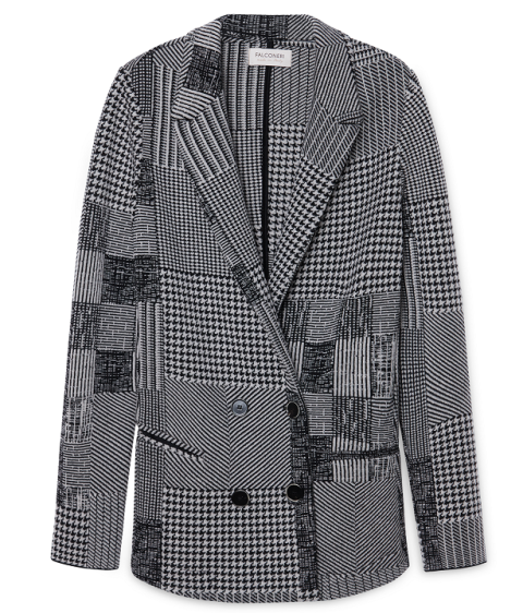 giacche di tendenza moda autunno inverno 2017-2018 per l'ufficio la patchwork di Falconeri
