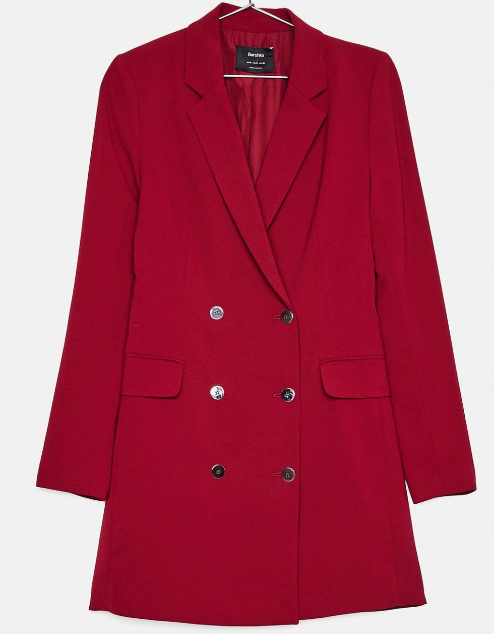 giacche di tendenza autunno inverno 2017-2018-blazer rosso di Bershka