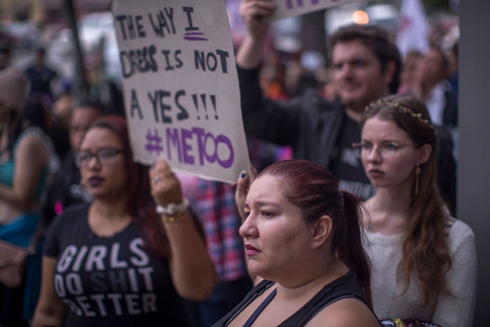 La marcia delle donne contro le molestie a Los Angeles