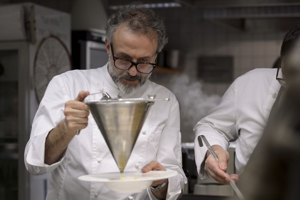 Lo chef Massimo Bottura