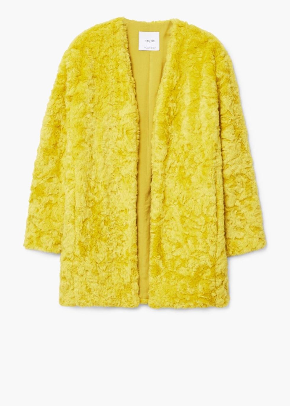teddy coat inverno 2018 colorato di mango