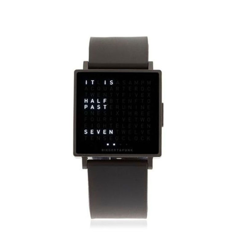 orologi in gomma moda 2018 come il modello quadrato fi qlocktwo