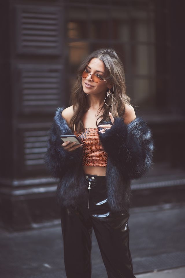 Beauty, Standing, Shoulder, Leather, Fashion, Street fashion, Photo shoot, Leather jacket, Jeans, Photography, 