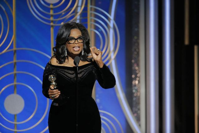 Oprah Winfrey Golden globes 2018