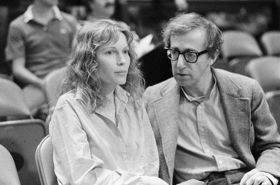 Woody Allen e Mia Farrow 1983