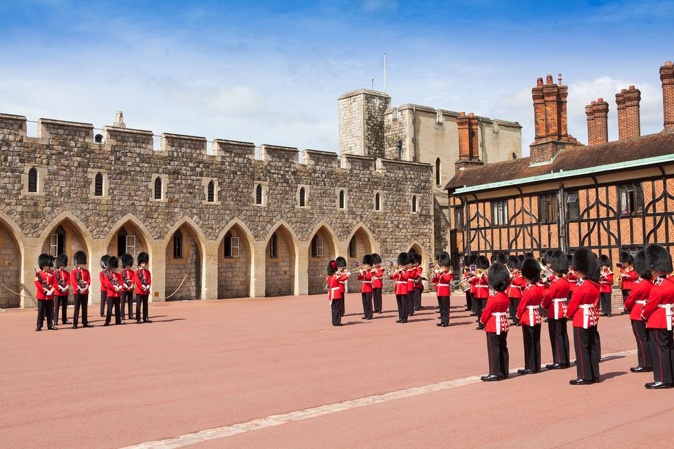 Castello di Windsor, cambio della guardia