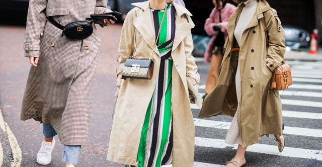 Trench coat, Street fashion, Clothing, Green, Coat, Fashion, Outerwear, Overcoat, Human, Costume, 