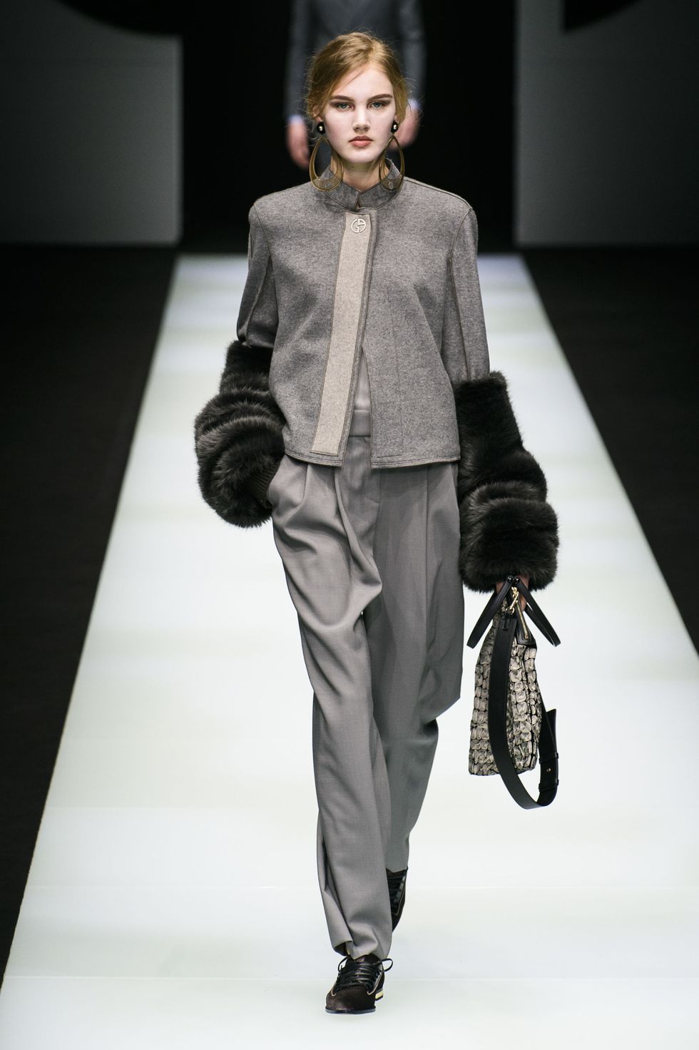 giorgio armani sfilata autunno inverno 2018 2019