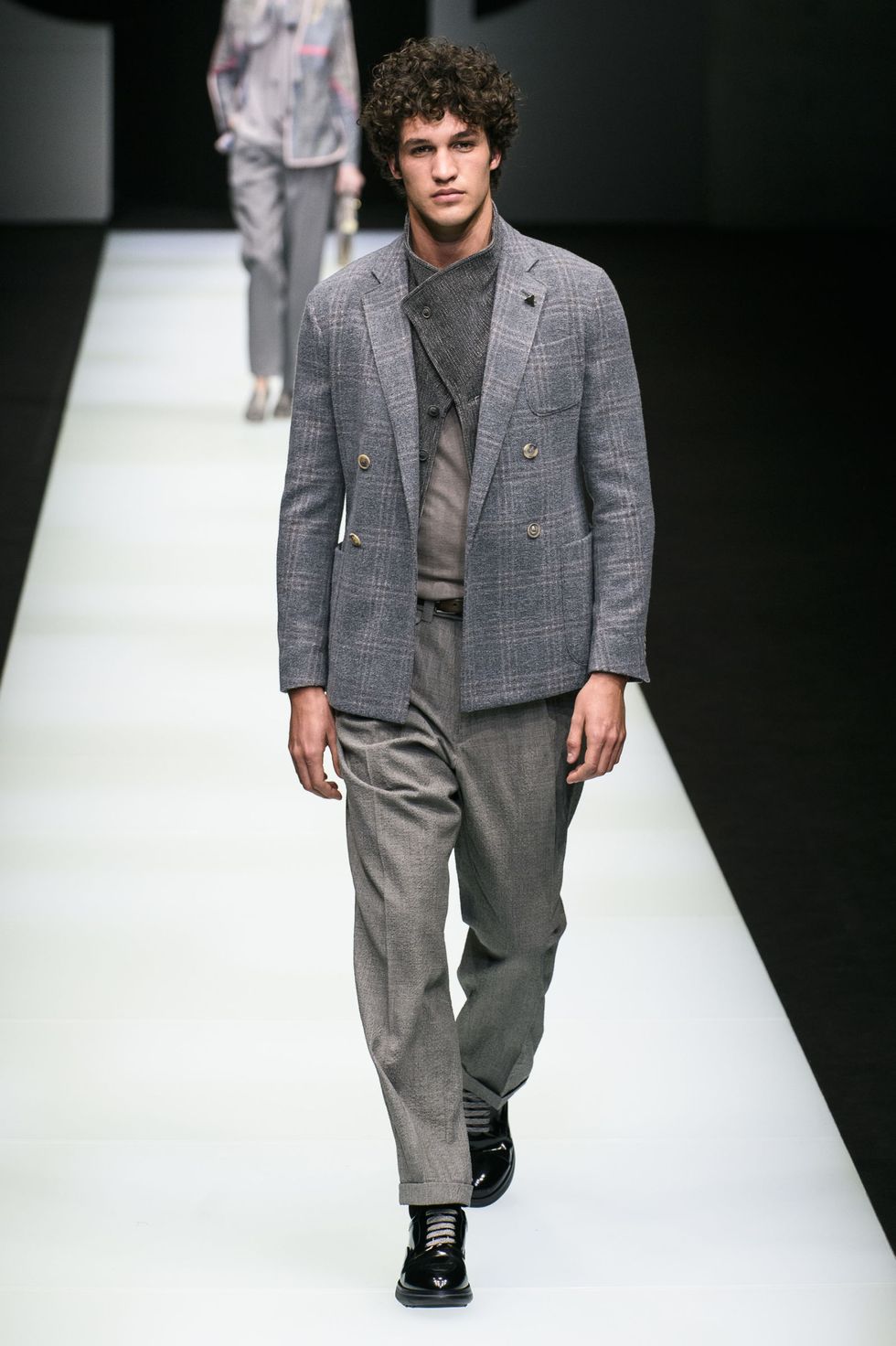 giorgio armani sfilata autunno inverno 2018 2019