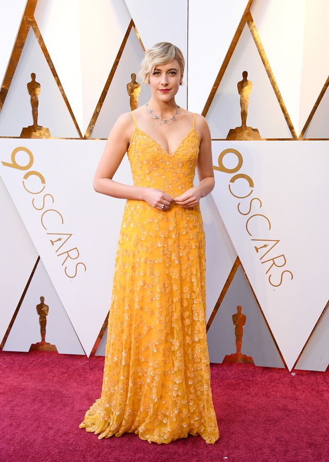 Red carpet, Carpet, Dress, Clothing, Yellow, Flooring, Gown, Fashion, Shoulder, A-line, 