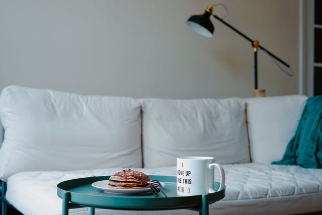 Blue, Room, Turquoise, Furniture, Table, Teal, Interior design, Wall, Turquoise, Couch, 