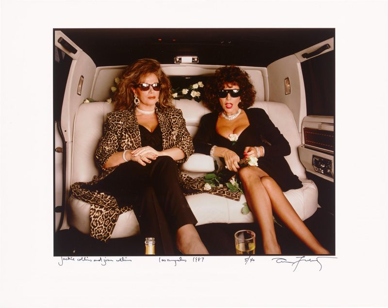 © Annie Leibovitz, Jackie and Joan Collins, Los Angeles, 1987