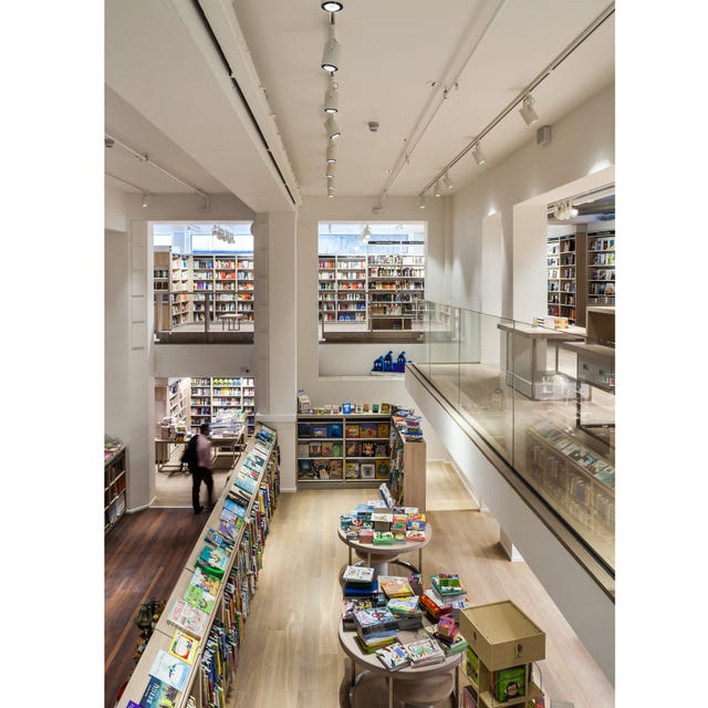 Lighting, Shelf, Interior design, Shelving, Commercial building, Ceiling, Floor, Retail, Light fixture, Interior design, 