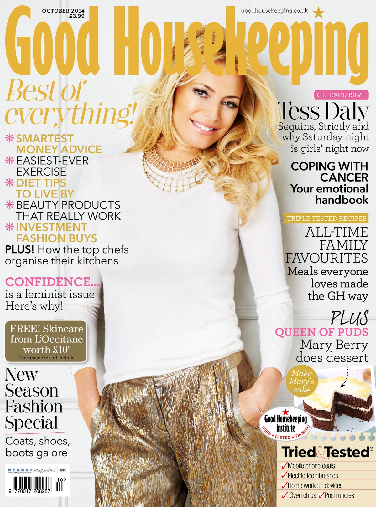 Good Housekeeping October 2014 is out now! Good Housekeeping issue