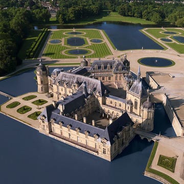 Landscape, Landmark, Urban design, Garden, Aerial photography, Bird's-eye view, Mansion, Estate, Tourist attraction, Manor house, 