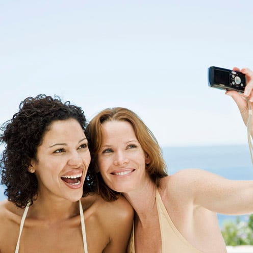 Face, Nose, Mouth, Smile, Fun, Photograph, Happy, Chest, Summer, Camera, 