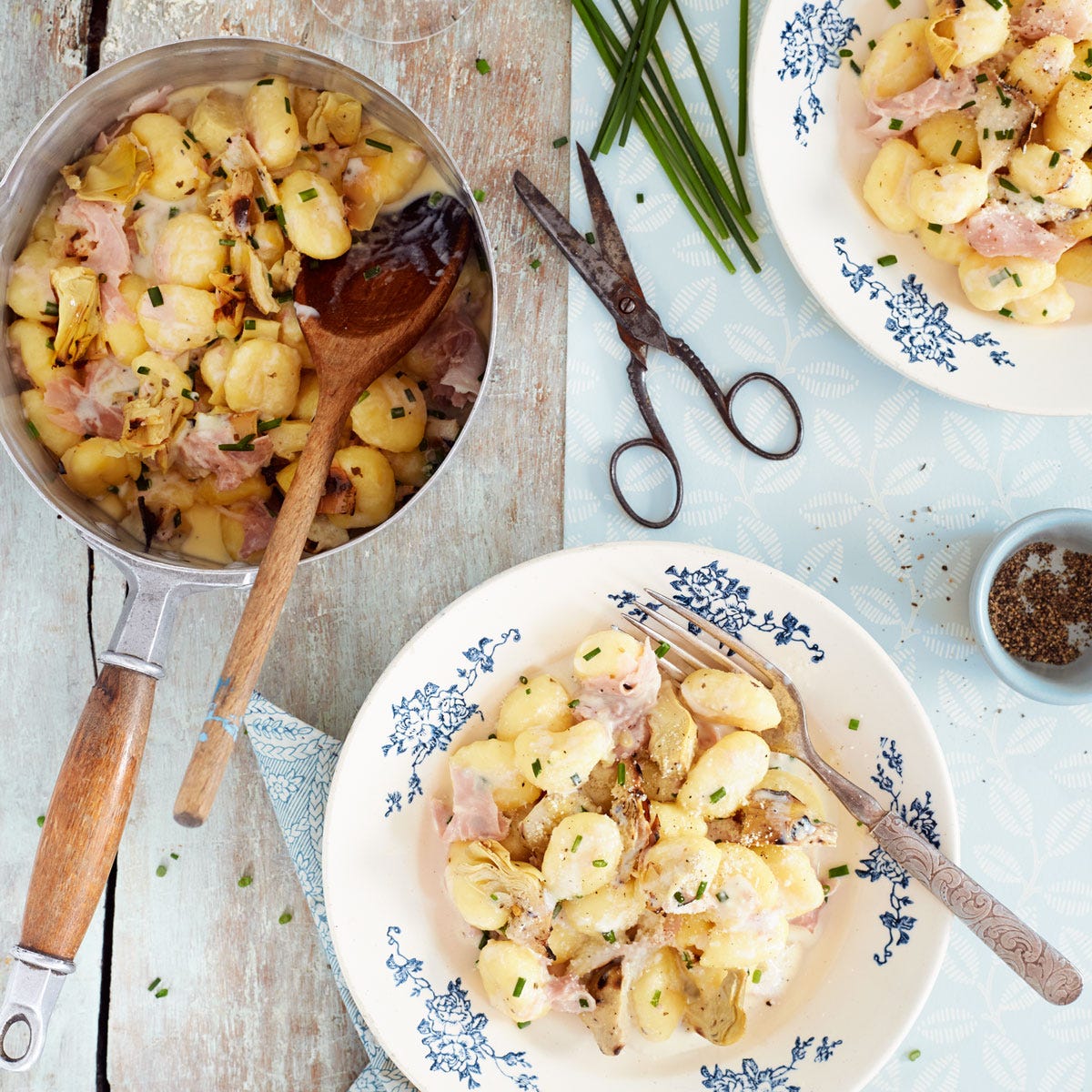 best gnocchi recipes artichoke and ham gnocchi