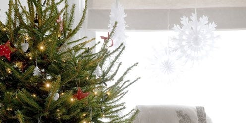 Christmas tree, Christmas decoration, Colorado spruce, Christmas, Tree, Christmas ornament, oregon pine, Branch, Living room, Room, 