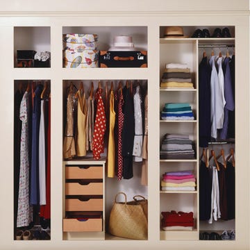 Room, Clothes hanger, Fashion, Shelving, Closet, Collection, Wardrobe, Shelf, Home accessories, Retail, 