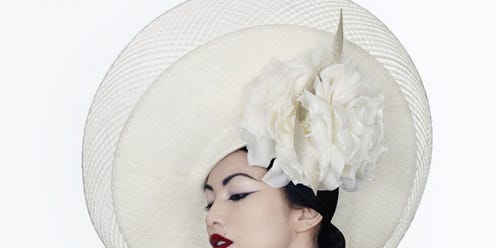 Lip, Headgear, Costume accessory, Fashion, Art, Bridal accessory, Portrait, Lipstick, Headpiece, Portrait photography, 