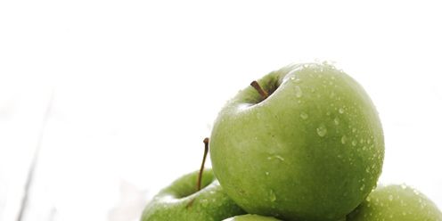 Green, Fruit, Produce, Natural foods, Vegan nutrition, Food, Ingredient, Whole food, Granny smith, Still life photography, 