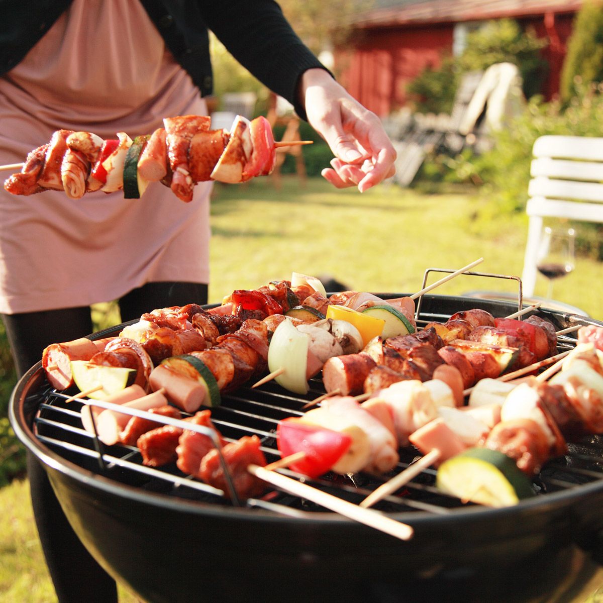 Food, Cuisine, Finger food, Brochette, Skewer, Roasting, Cooking, Dish, Recipe, Barbecue grill, 