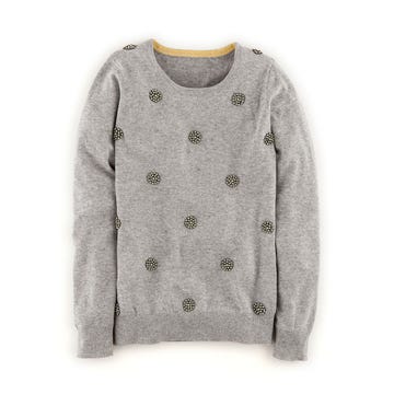 Product, Sleeve, Collar, Textile, Sweater, Outerwear, White, Pattern, Grey, Cardigan, 