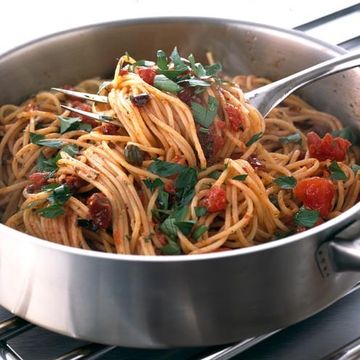 Dish, Food, Cuisine, Ingredient, Capellini, Meat, Spaghetti, Italian food, Produce, Recipe, 