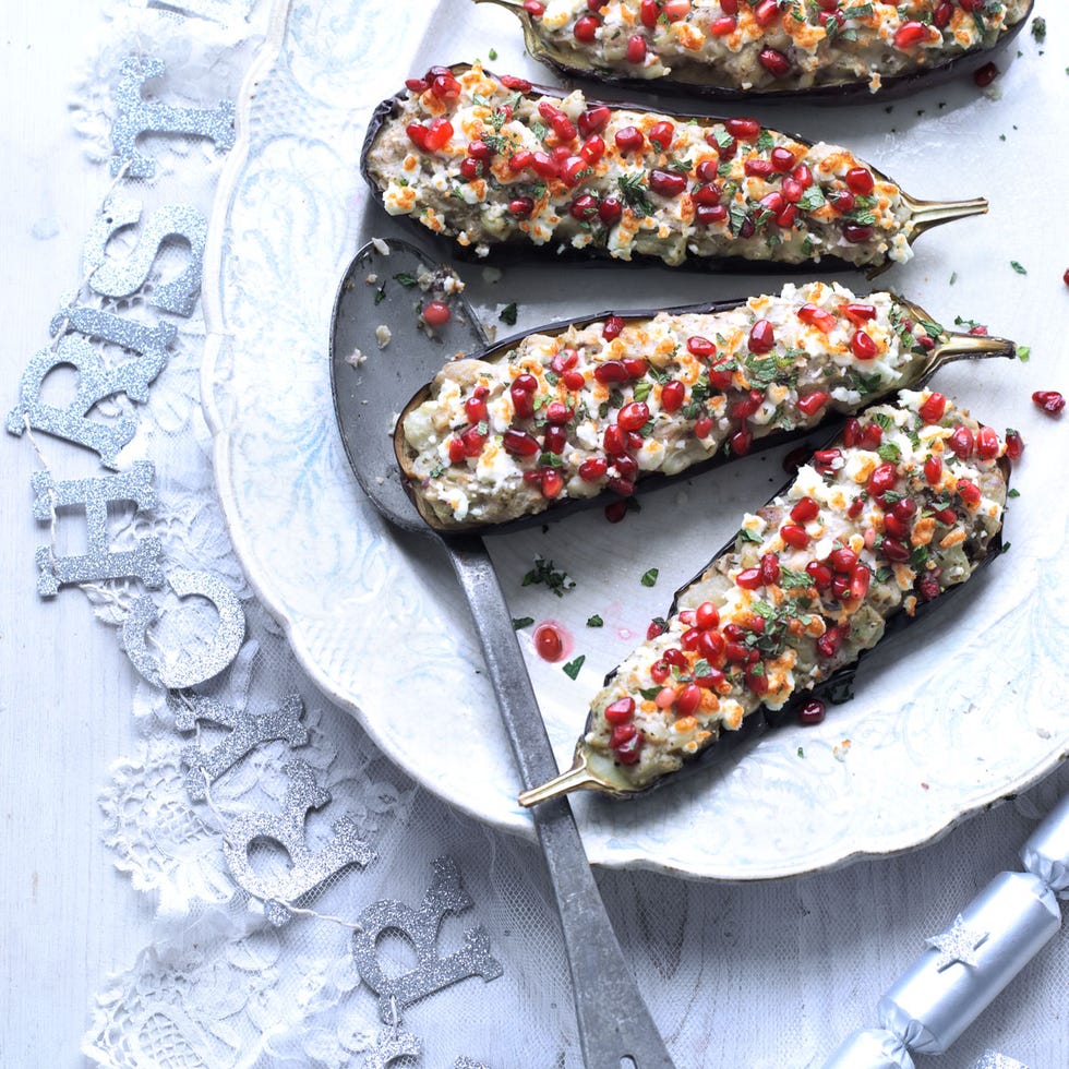 best christmas side dishes baba ghanoush stuffed aubergines