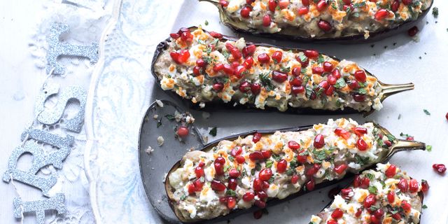 best christmas side dishes baba ghanoush stuffed aubergines